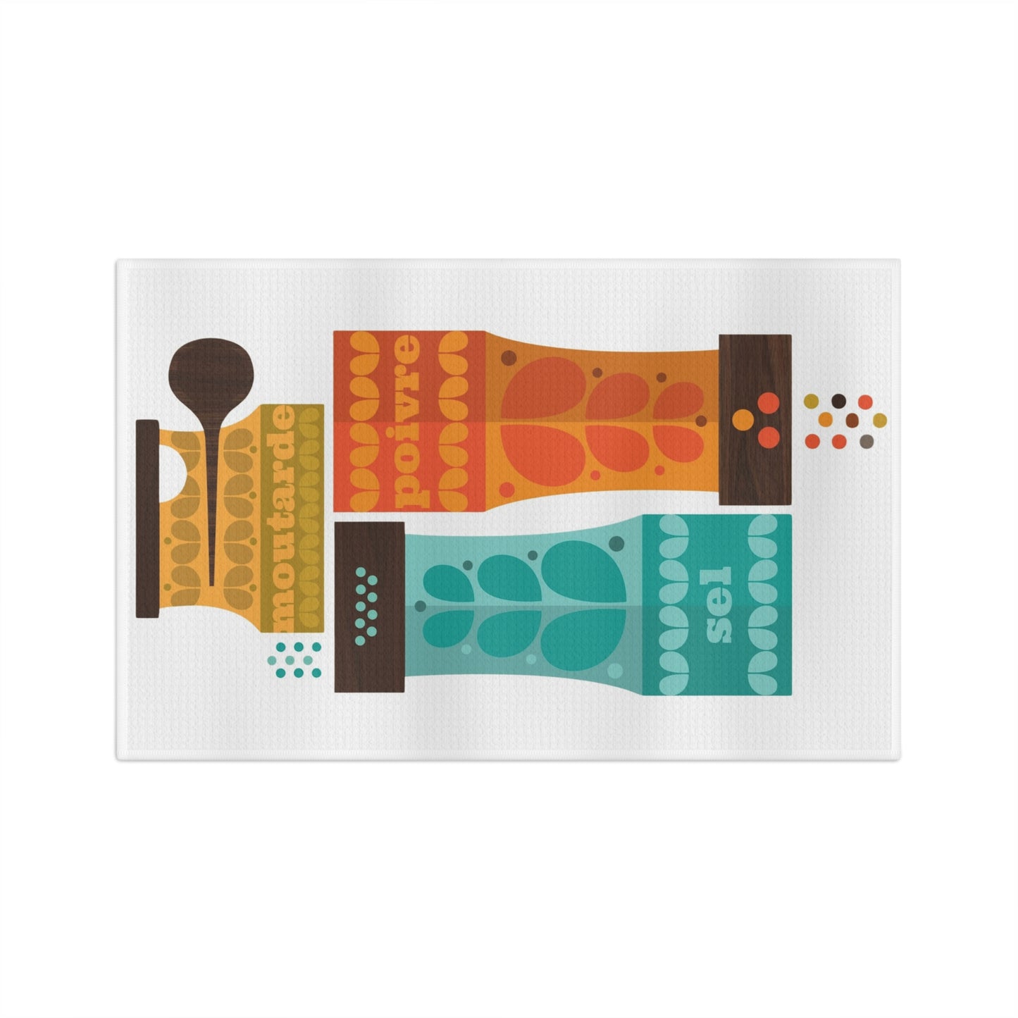 Condiments Microfiber Tea Towel