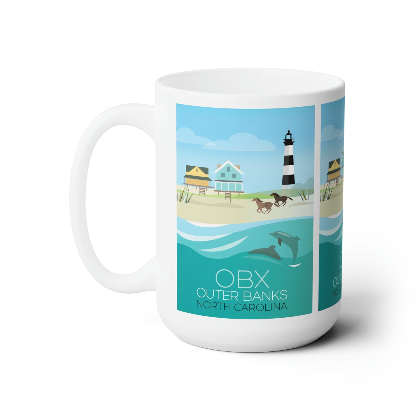 Outer Banks Ceramic Mug 11oz or 15oz