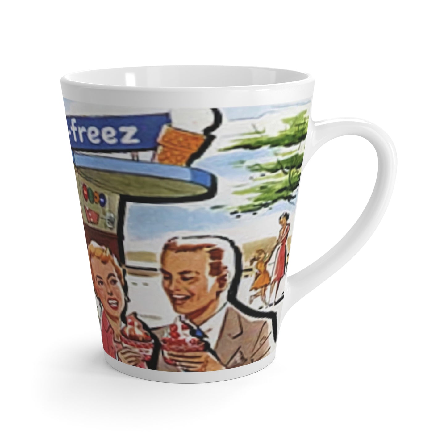 Vintage Tastee-Freeze Latte Mug