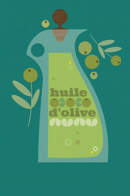 Huile d'Olive Postcard