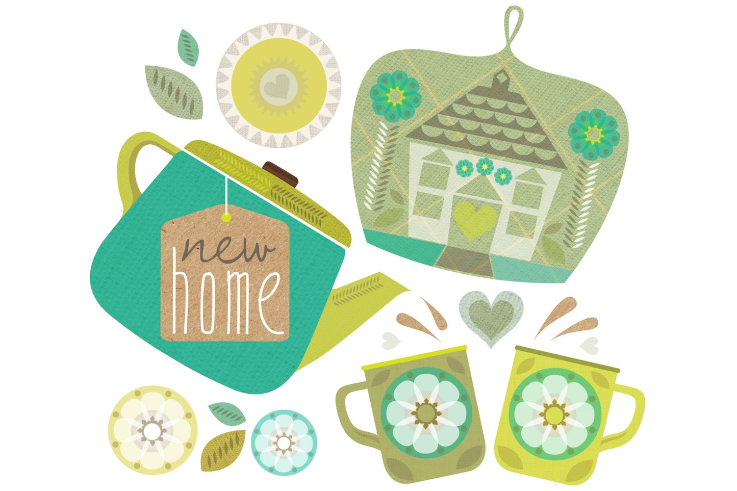New Home Postcard