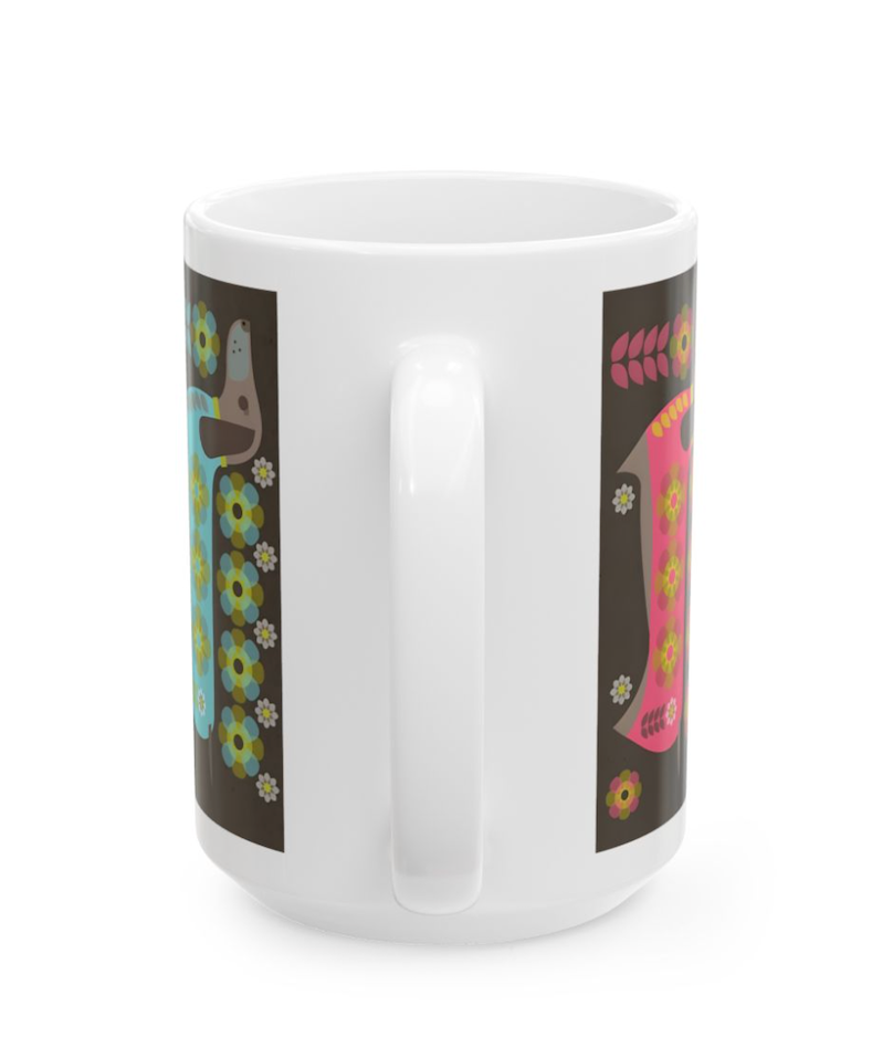 Dachshunds for Days Triplet Mug, 15oz