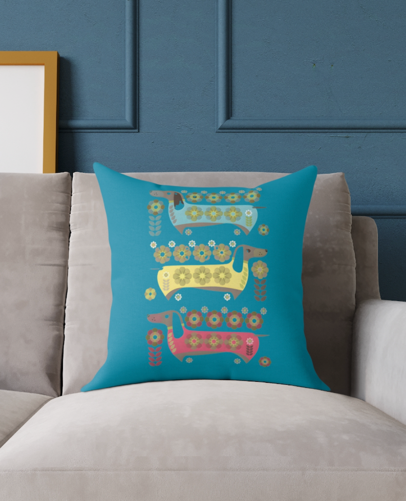 Dachshunds for Days Cushion