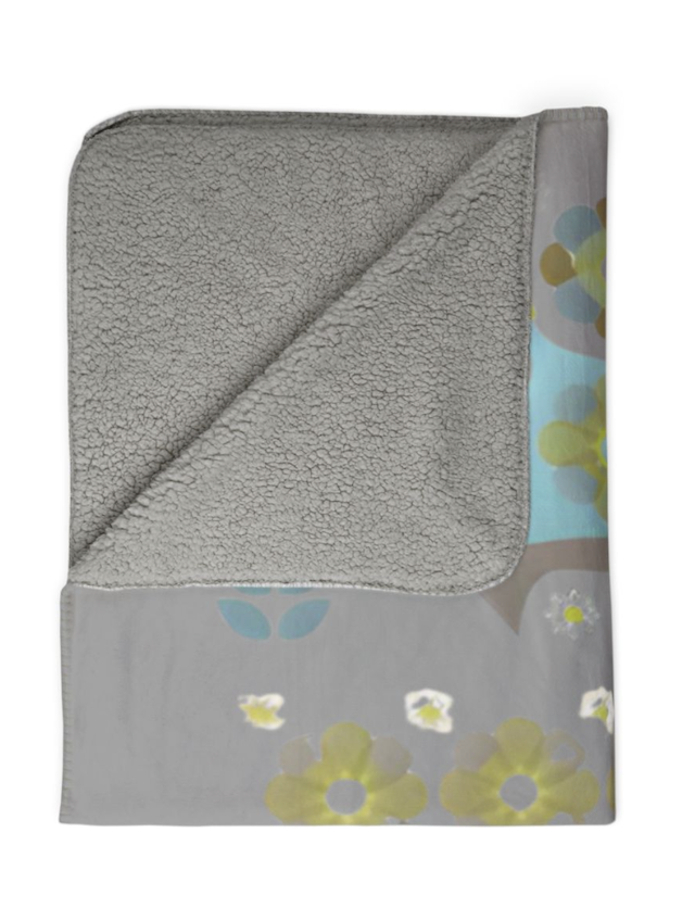 Dachshunds for Days Cozy Fleece Sherpa Blanket