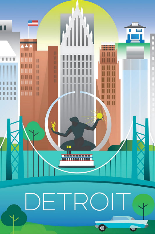 LTP Detroit Postcard