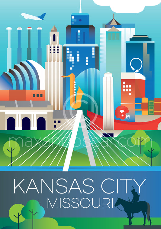 KANSAS CITY POSTCARD