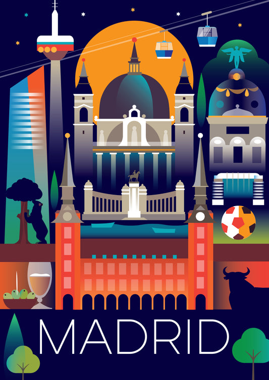 LTP - Madrid Postcard