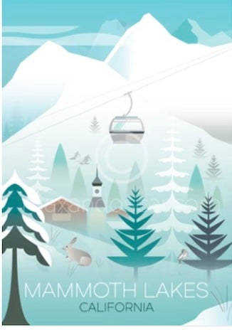 LTP - Mammoth Lakes (Winter) Postcard