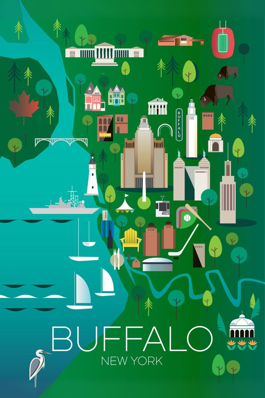 Buffalo, New York Print