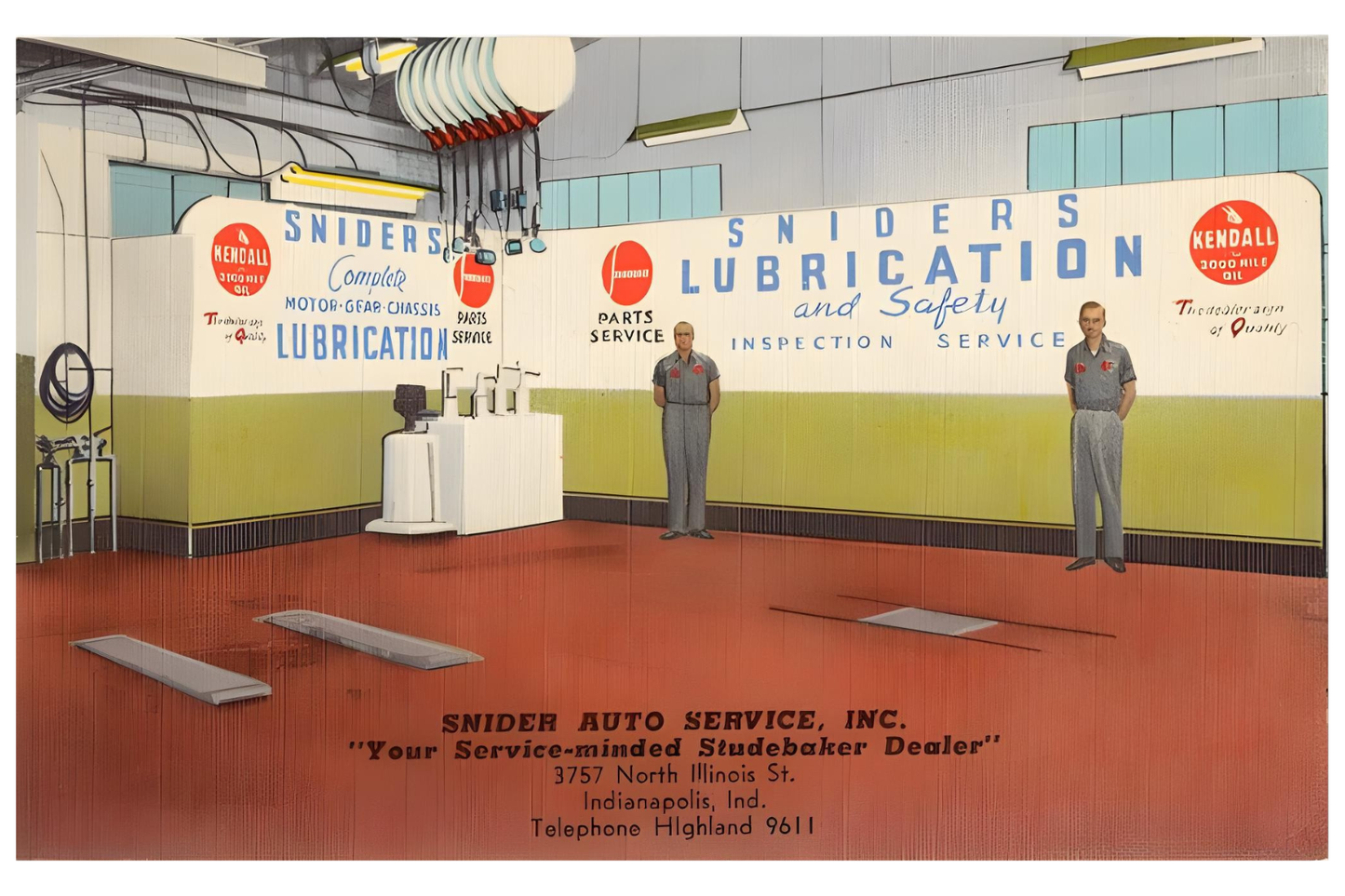 Sniders Lubrication Postal Card