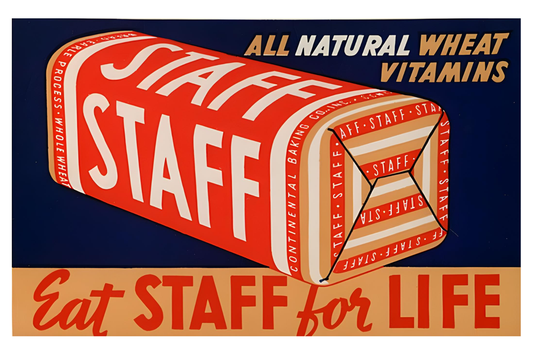 Staff for Life Bread Postal Card