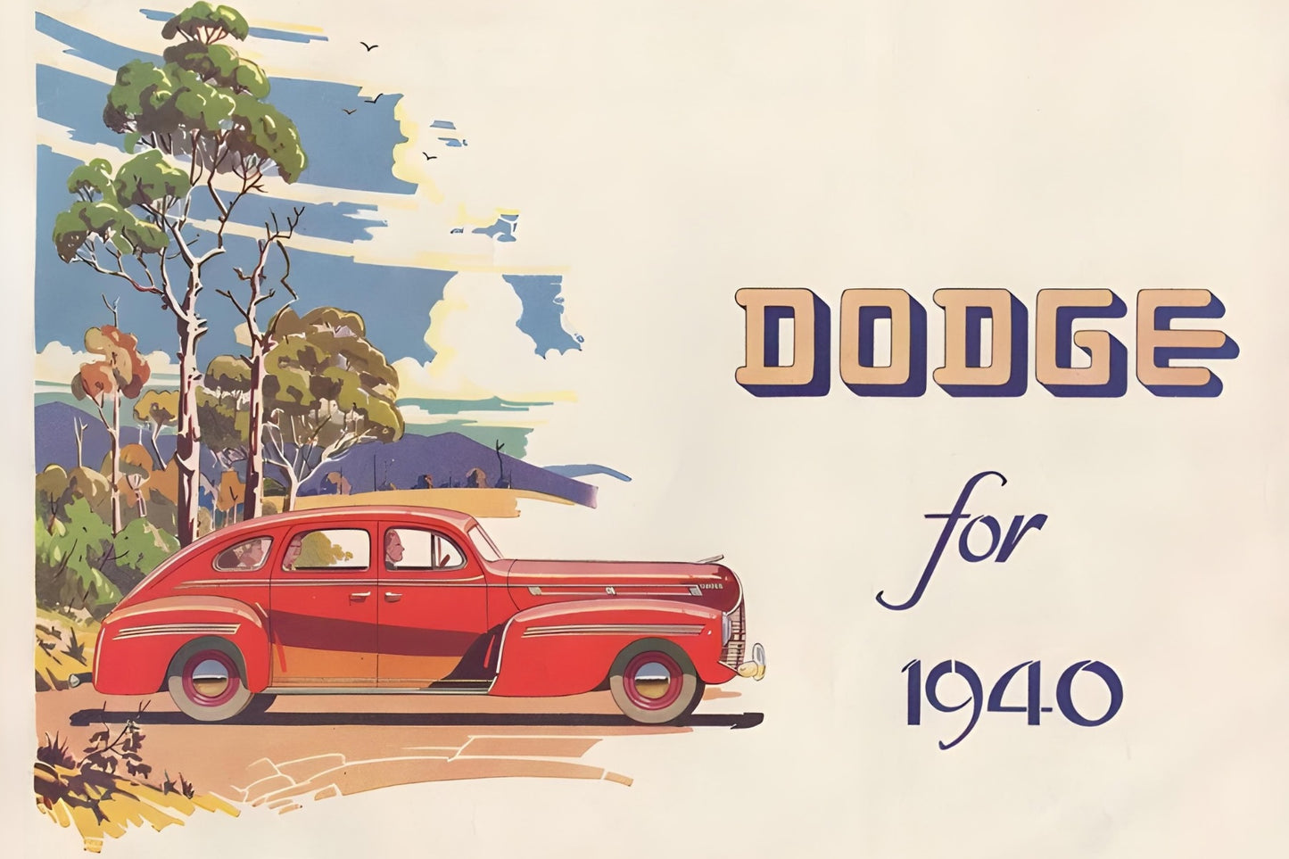 Dodge for 1940 Postal Card
