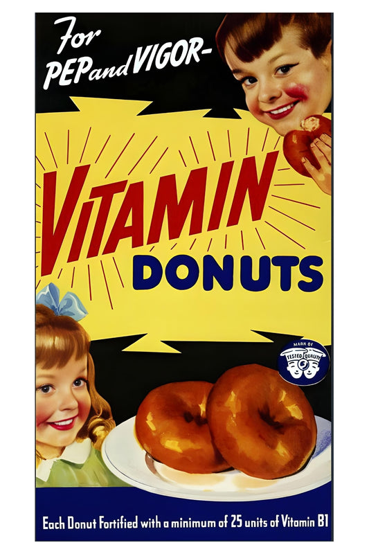 Vitamin Donuts Postal Card