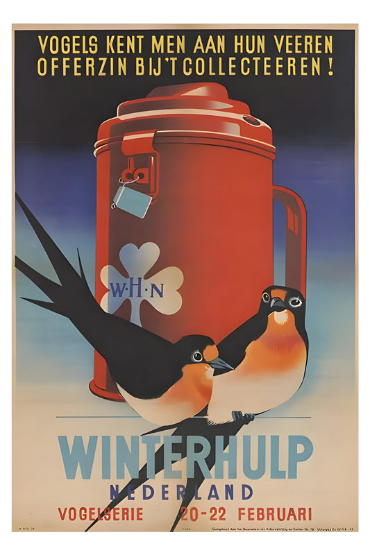 Winterhulp Postal Card