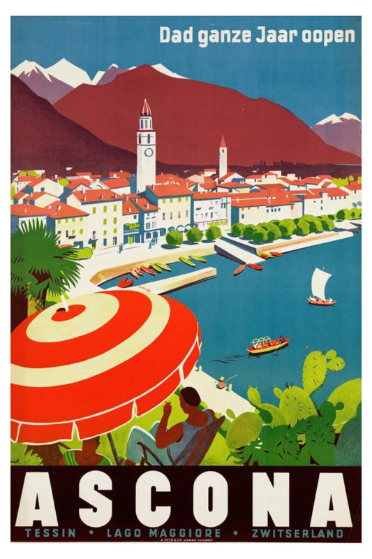 Ascona Postal Card