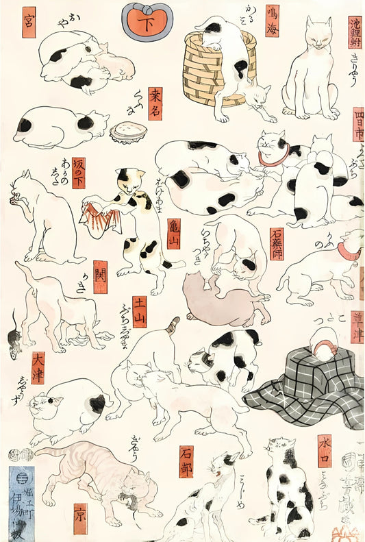 Cat Party Postal Card