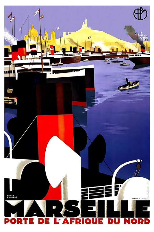 Marseille Postal Card