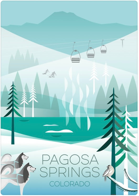 Pagosa Springs Winter Print