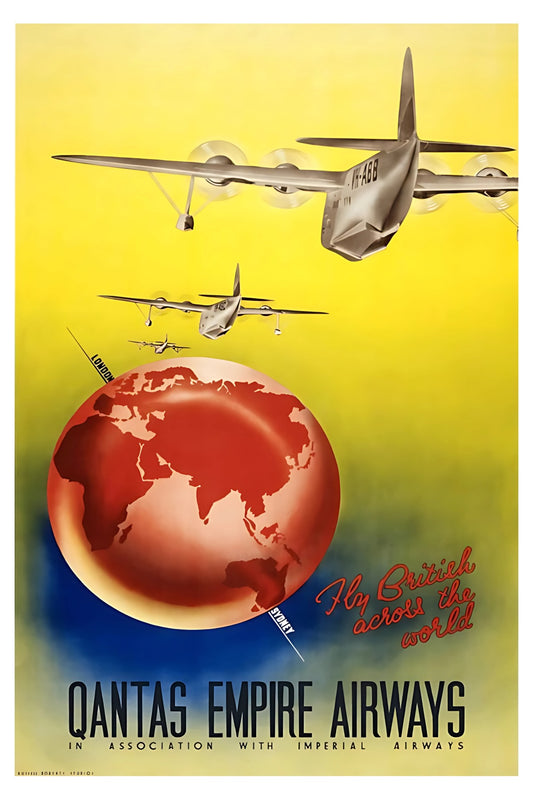 Qantas Empire Airways Postal Card
