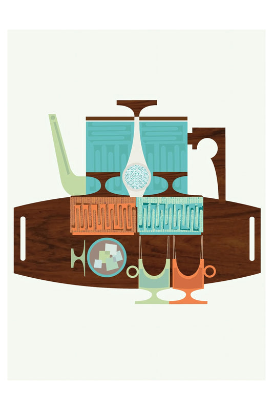 Tea for Two Postcard