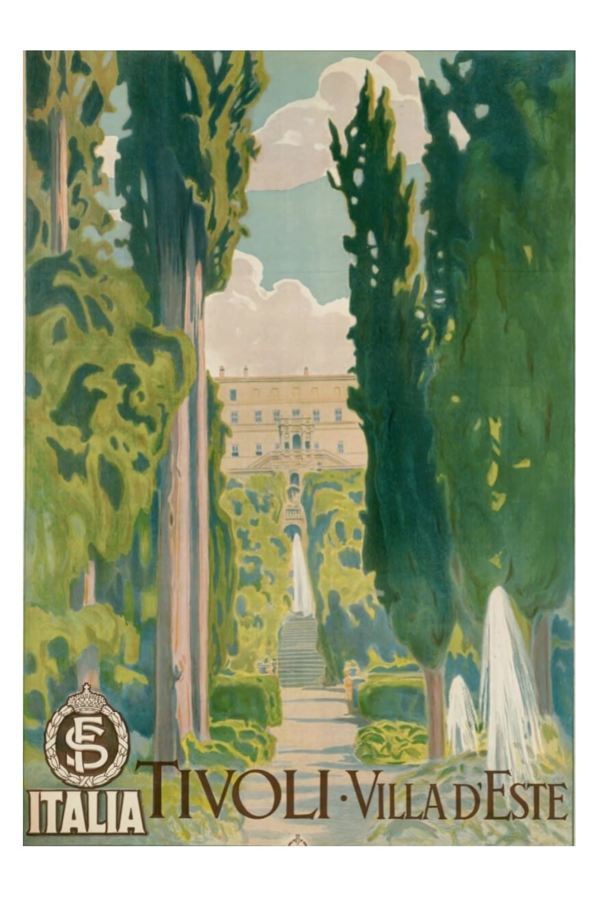 Tivoli Postal Card