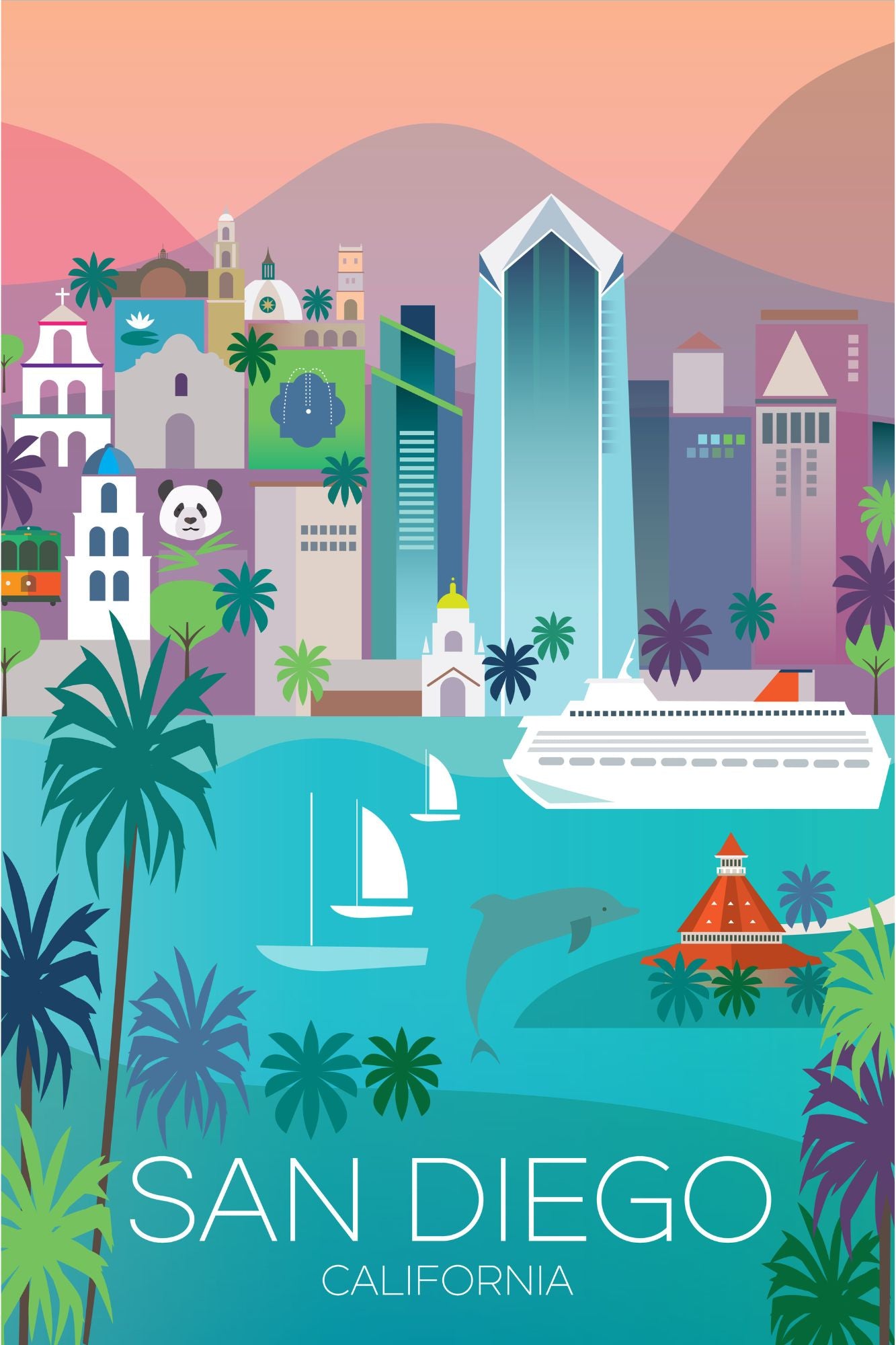 LTP - San Diego Postcard