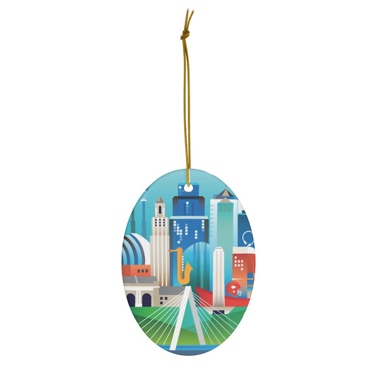 Kansas City Ceramic Ornament