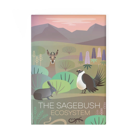 DER SAGEBRUSH ECO SYSTEM KÜHLSCHRANKMAGNET