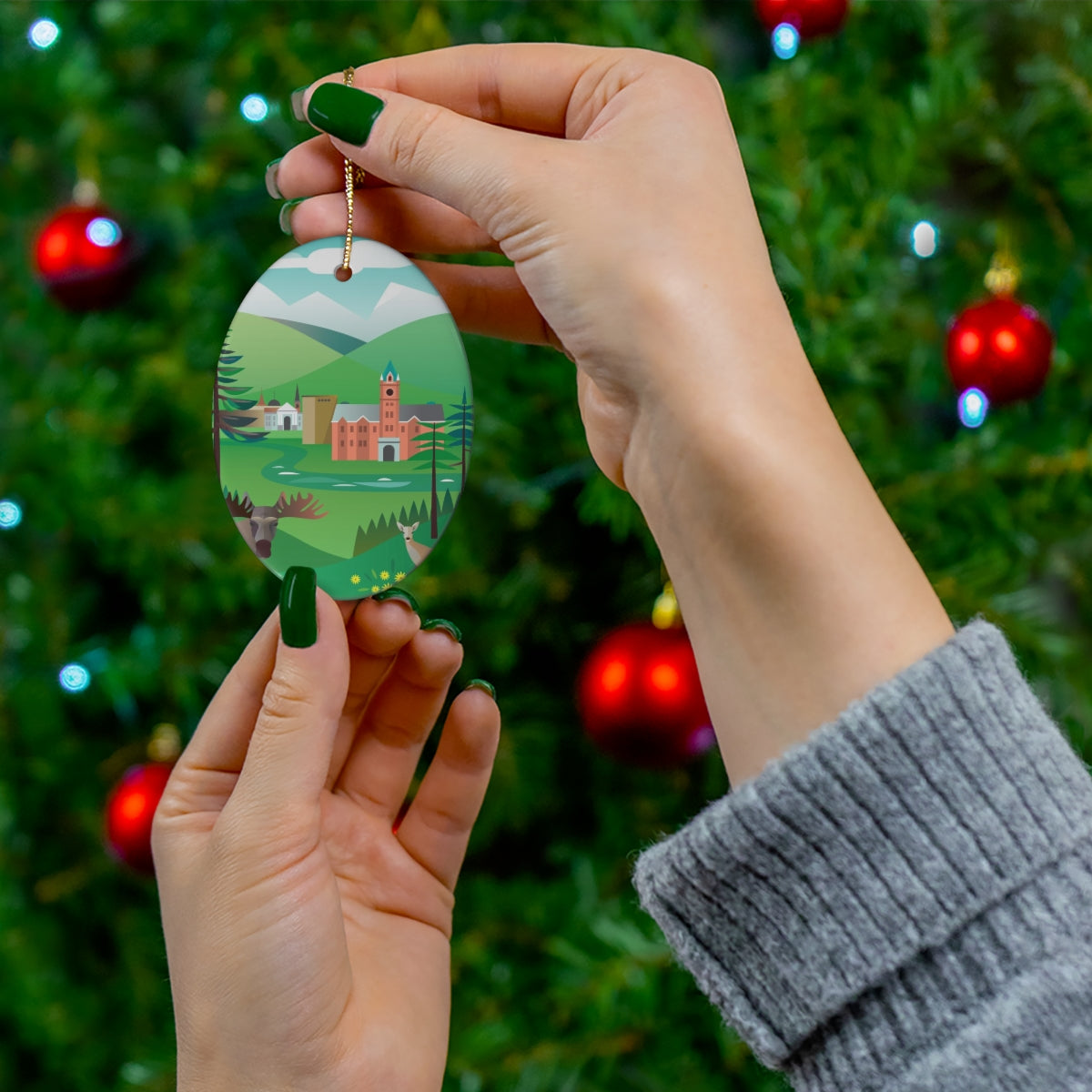 Missoula Ceramic Ornament
