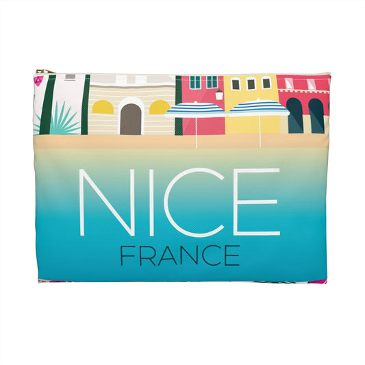 Nice, France Zip Pouch