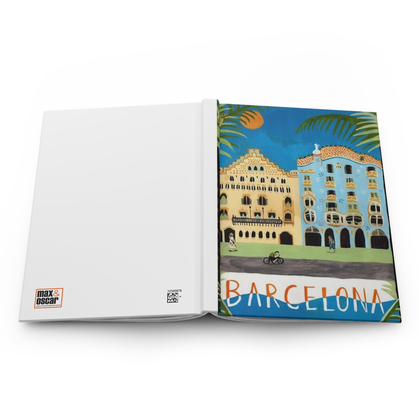 Barcelona Hardcover Journal