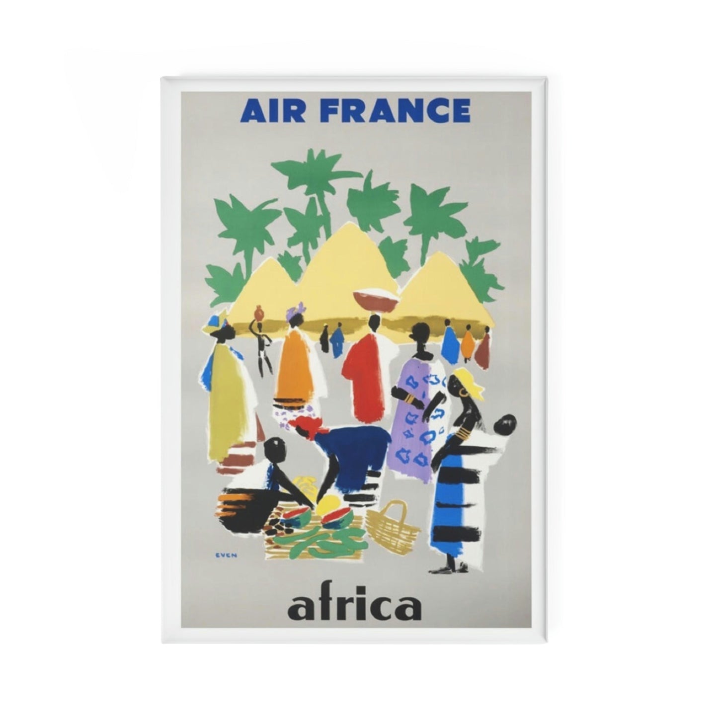 Africa Air France Magnet