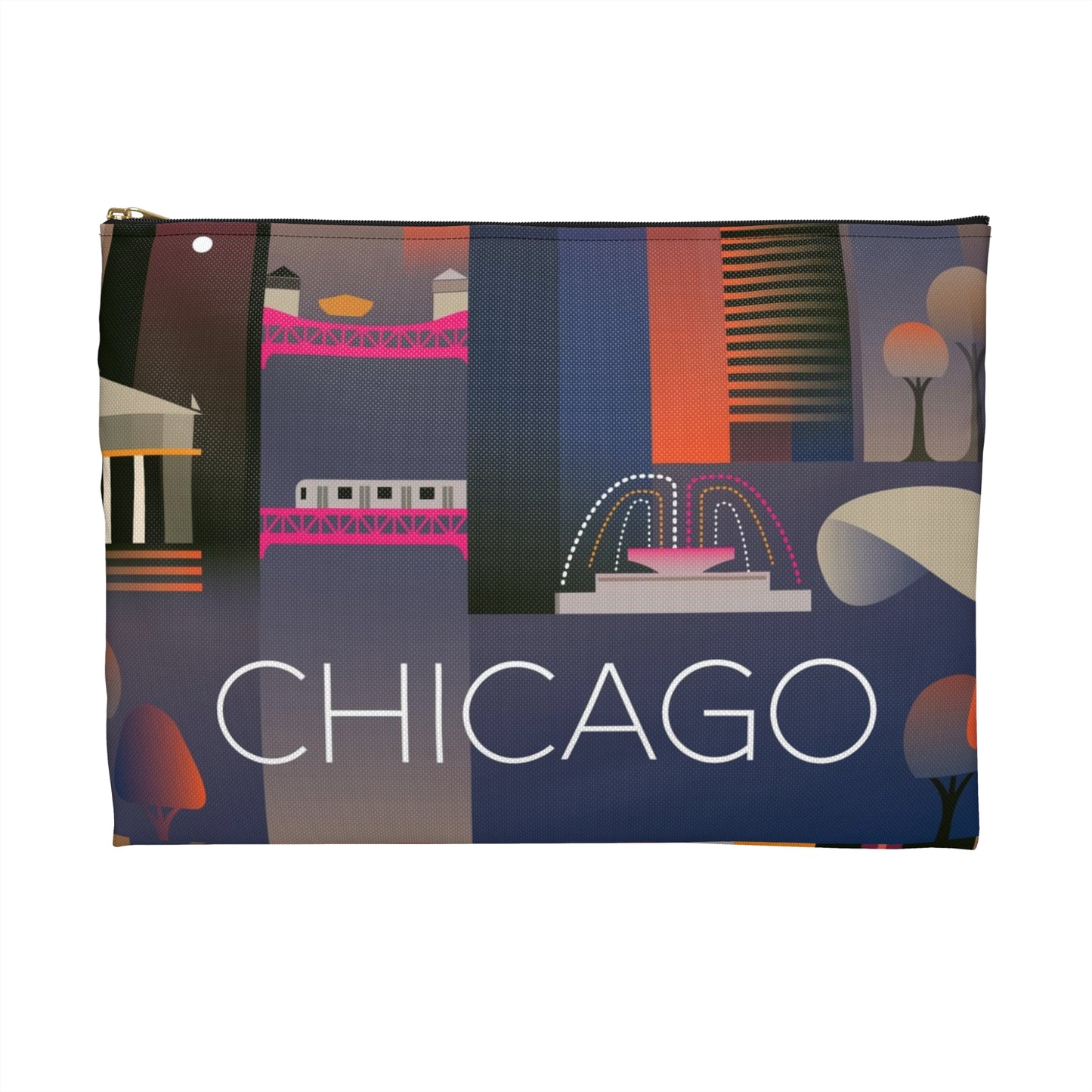 Pochette zippée Chicago