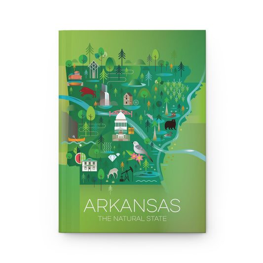 Arkansas Hardcover-Tagebuch