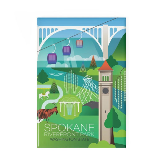 SPOKANE REFRIGERATOR MAGNET