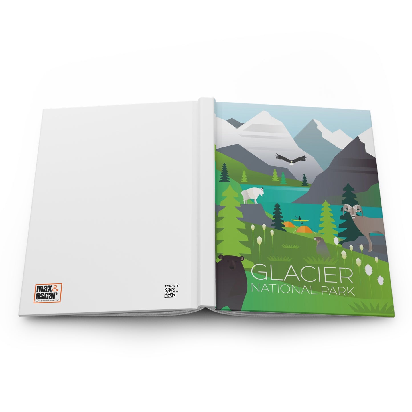 Glacier National Park Hardcover Journal