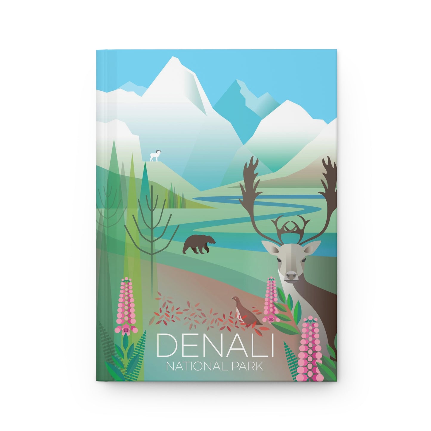 Denali National Park Hardcover Journal