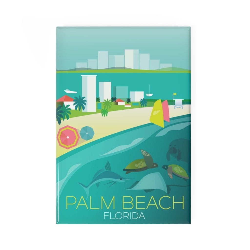 PALM BEACH REFRIGERATOR MAGNET