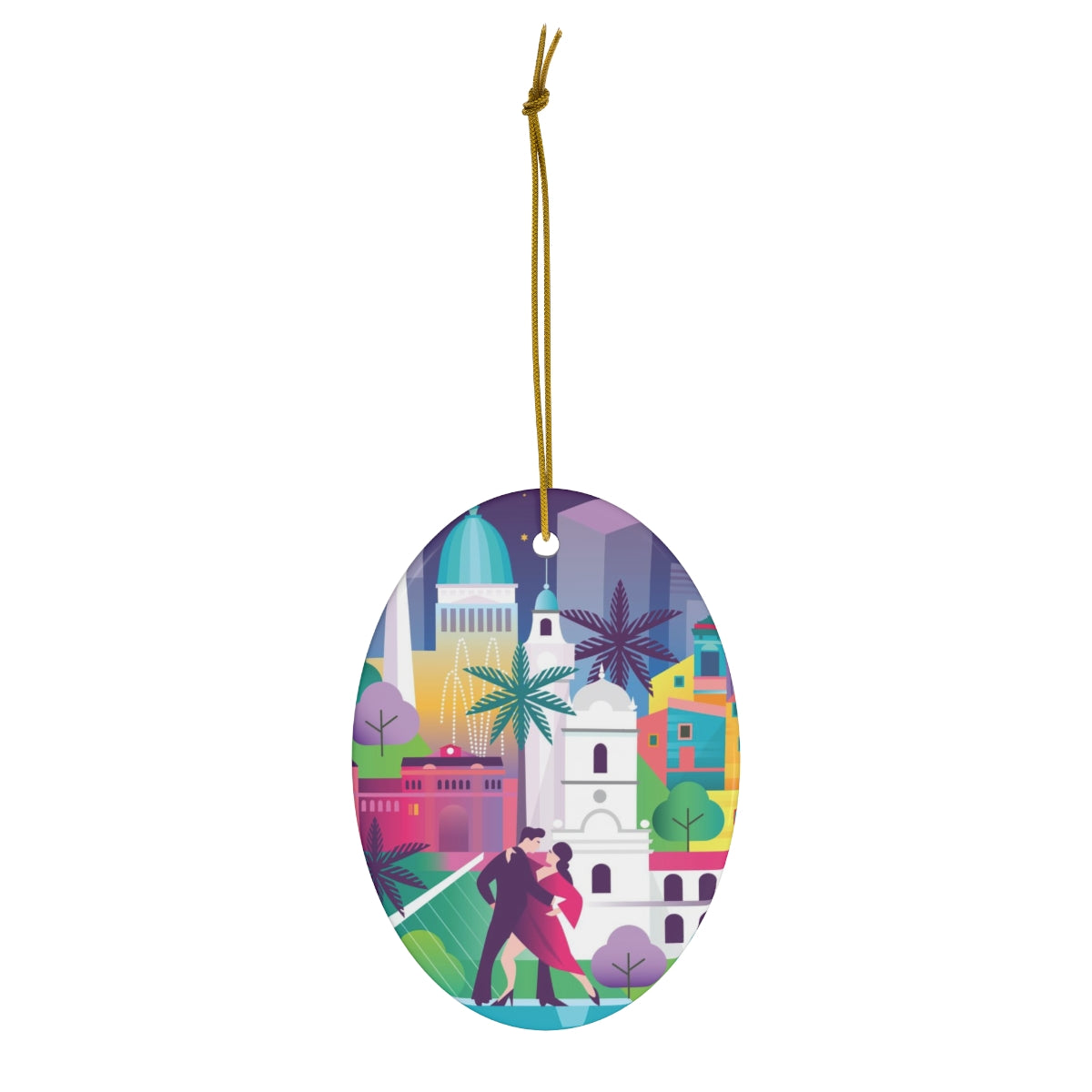 Buenos Aires Ceramic Ornament