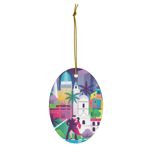 Buenos Aires Ceramic Ornament