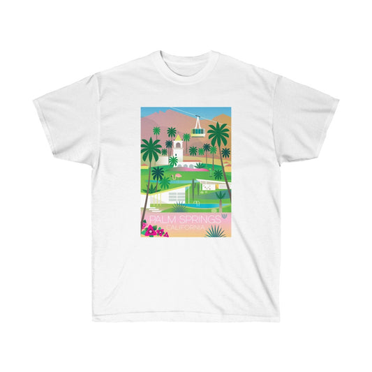 PALM SPRINGS Unisex-T-Shirt aus ultra-Baumwolle