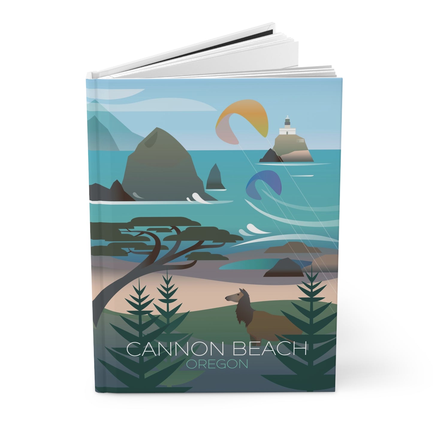 Cannon Beach Hardcover Journal
