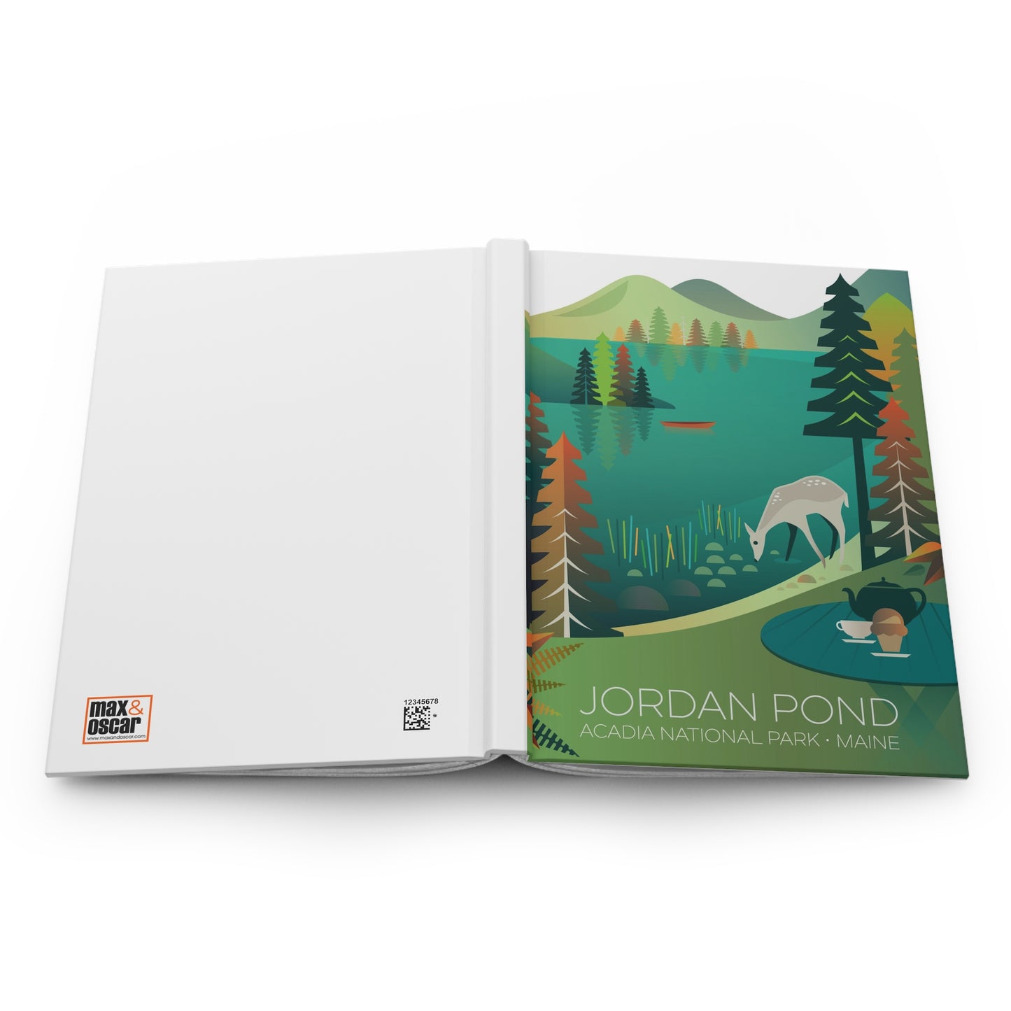 Acadia National Park, Jordan Pond Hardcover Journal