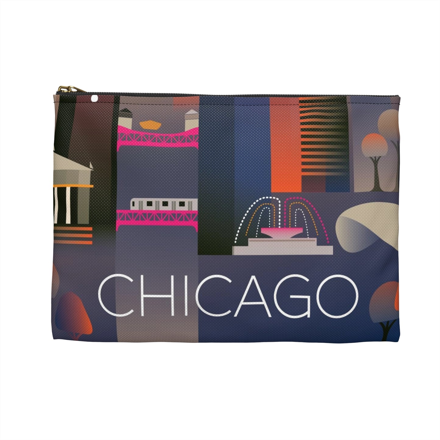 Pochette zippée Chicago