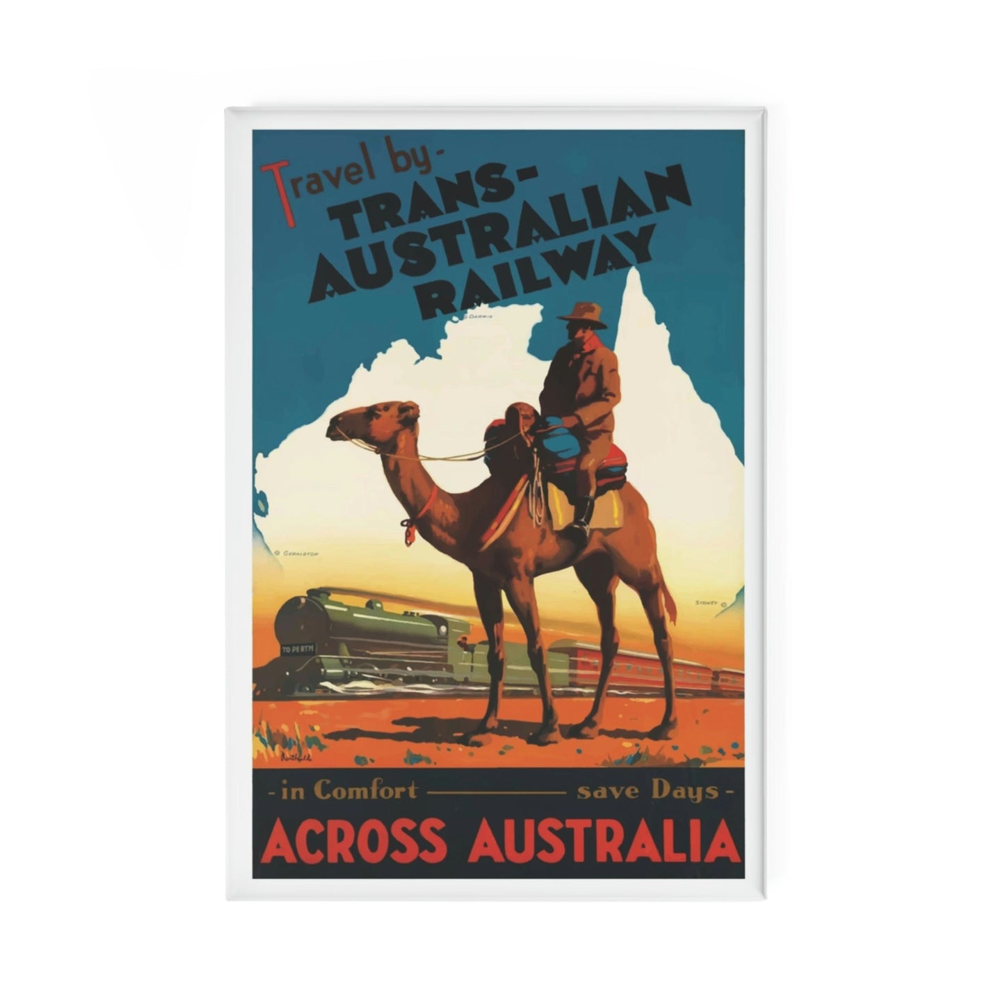 Trans-Australian Railway Magnet