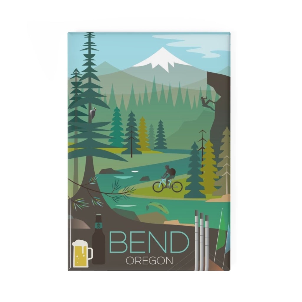 BEND REFRIGERATOR MAGNET