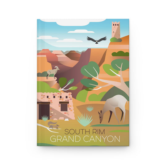 Grand-Canyon-Nationalpark, South Rim Hardcover-Notizbuch