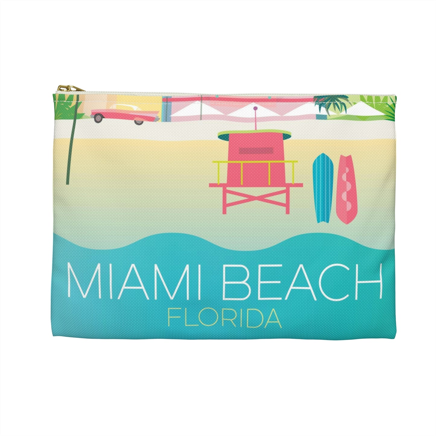 Miami Beach Zip Pouch