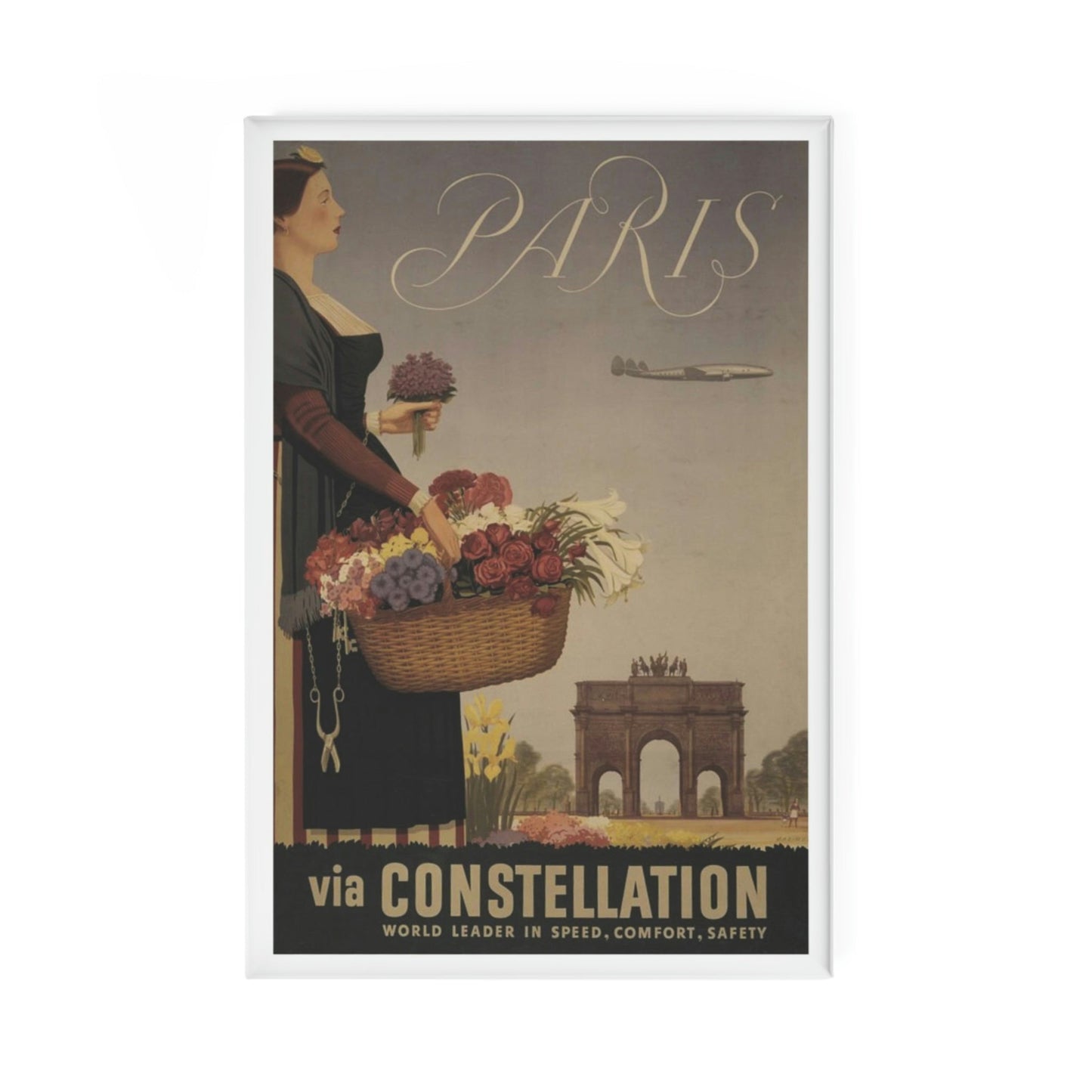 Paris via Constellation Pan Am Magnet