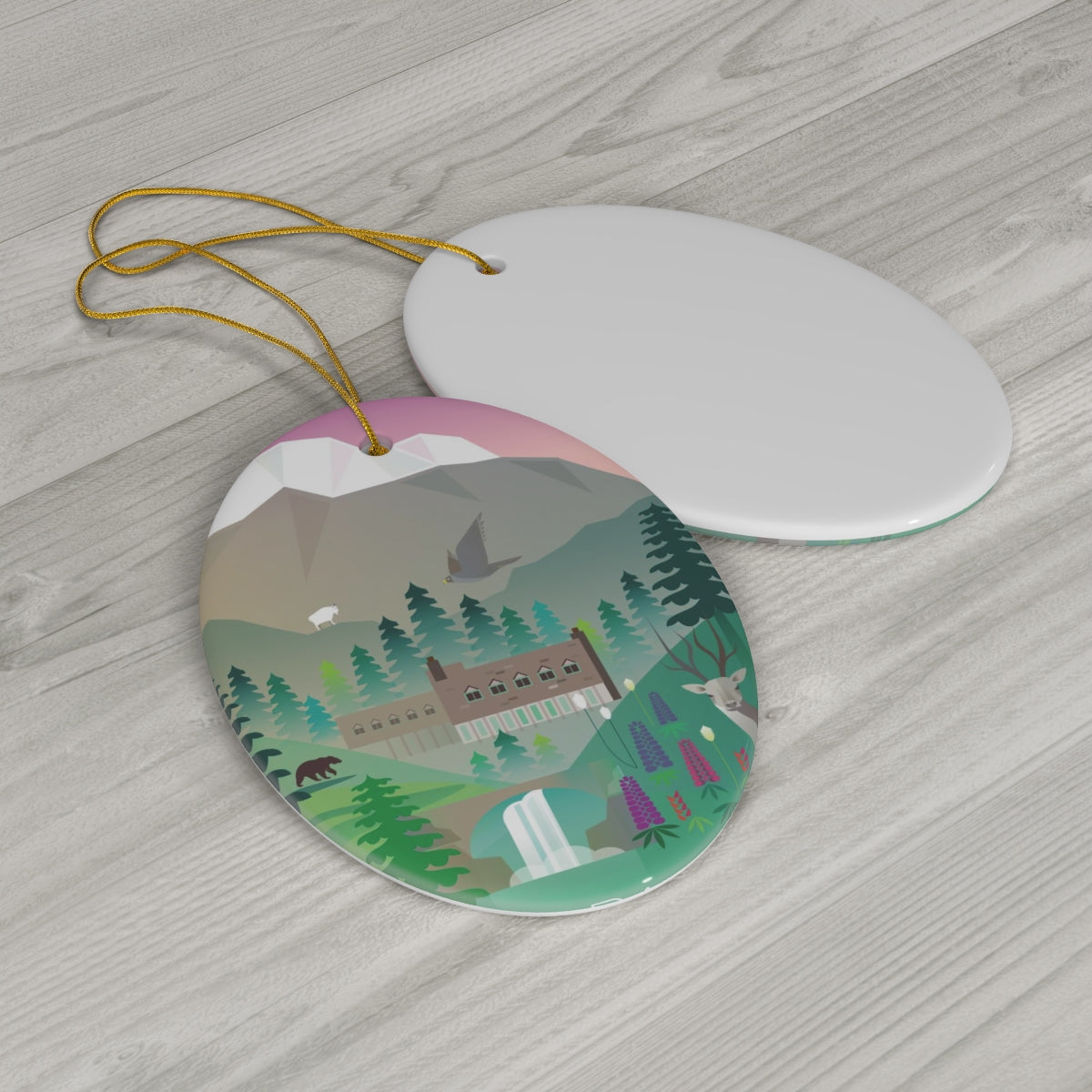 Mount-Rainier-Nationalpark-Keramik-Ornament